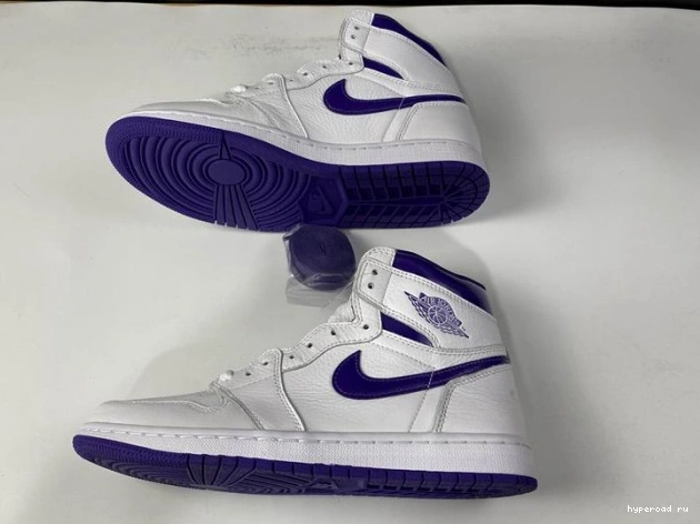 AIR PURPLE COURT 1 CD0461-151 JORDAN RETRO HIGH 0705